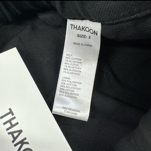Thakoon Black High Waisted Denim pant. Sz 2. $145 - Picture 10 of 10